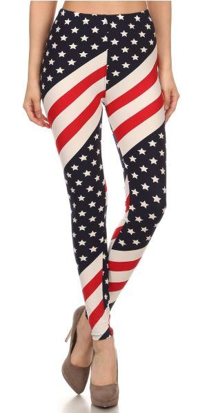 2004 Wave of the Flag LEGGINGS JV-J45
