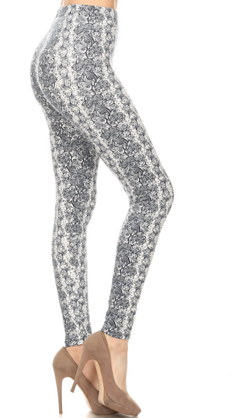 2148 Floral Nexus LEGGINGS JV-D15-D4B
