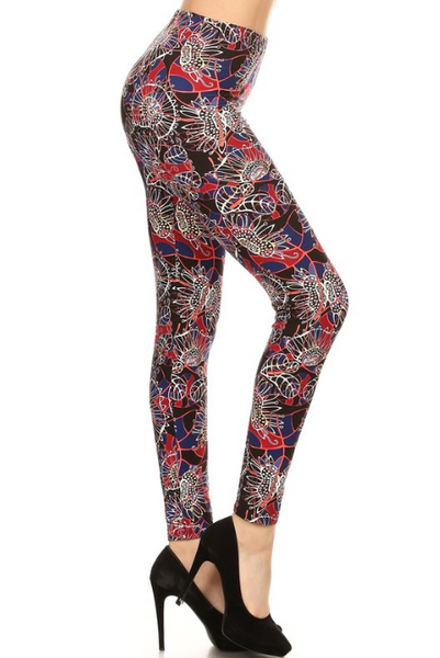 2185 Anemone Splash LEGGINGS JV-C29C