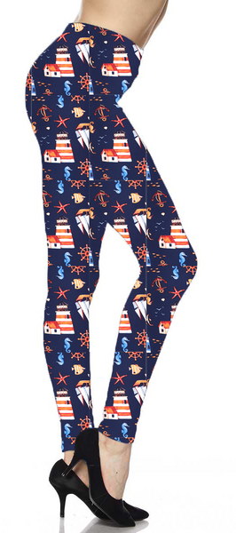 2426 Lighthouse Cove LEGGINGS or CAPRI or KIDS JV-F9C