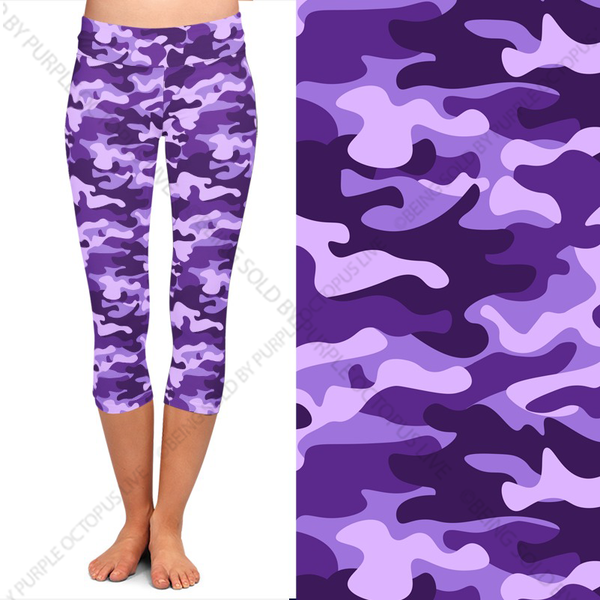 8020c Another Purple Camo DESIGNER CAPRIS