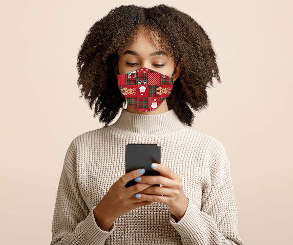 8087m Holly Jolly Xmas DESIGNER MASKS JV-L25