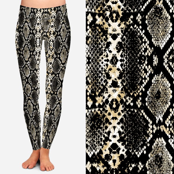 8296 Snake Charmer POD DESIGNER LEGGINGS JV-N139C