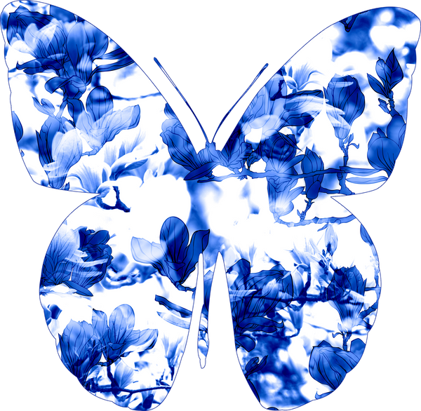 8319 Floral Delft POD DESIGNER LEGGINGS JV-N16C