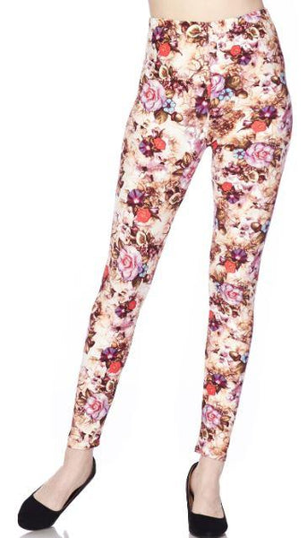 2271 Desert Floral LEGGINGS JV-I37T