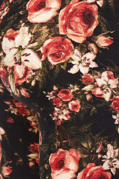 2116 Just Floral LEGGINGS JV1-Q26BL G