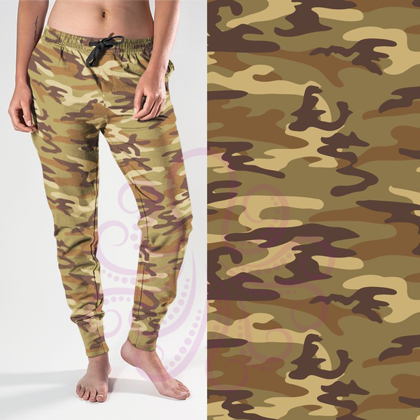 8327j Kimberly's Desert Camo POD DESIGNER JOGGERS