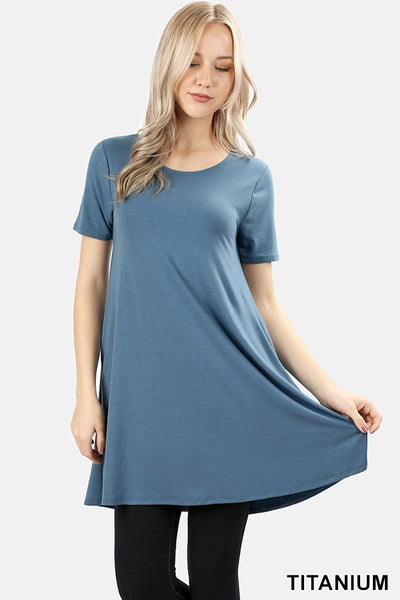 4868 1/4S LL Flared TOP w PKTS in TITANIUM