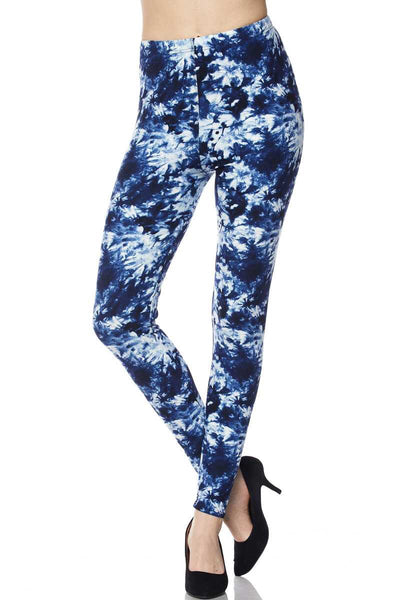 213 Blue Tie Dye LEGGINGS or Kids JV1-Q39BL G