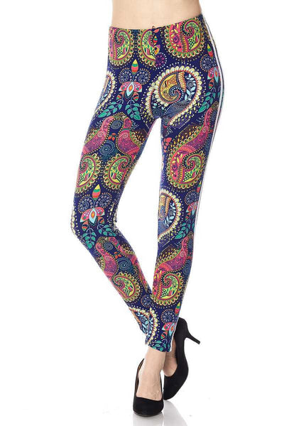 210 Floral Paisley LEGGINGS or Kids JV1-Q11BR G