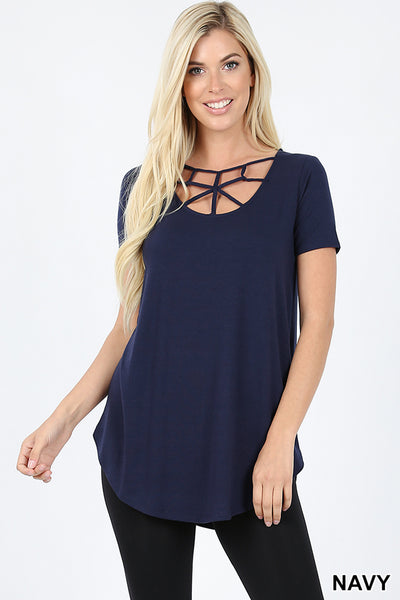 4837 1/4S Web Front TOP in NAVY