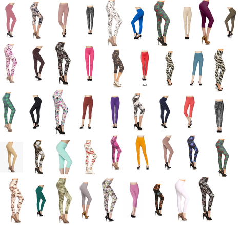 50 Standard Leggings &amp; Capri Collection 💜 ONLY $17