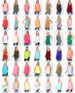 GOOD 0/0S Round Neck & Hem TOPS in 80 colors 💜 BUY 3 GET 💜 1 FREE