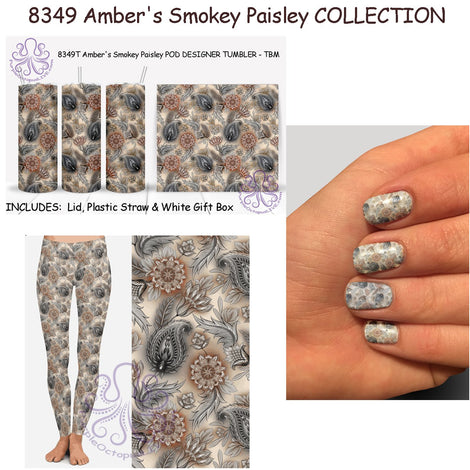 8349 Amber&#39;s Smokey Paisley COLLECTION 💜