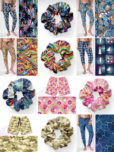 Over 130 💜 POD Print JOGGERS 💜 Shorts, Capri & Full Length