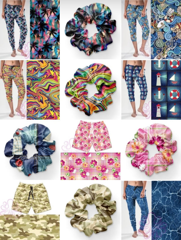 Over 130 💜 POD Print JOGGERS 💜 Shorts, Capri &amp; Full Length