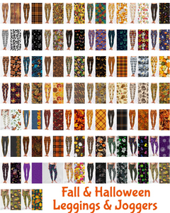 $6 OFF Fall & Halloween Designer Leggings $21 & Joggers $26 💜