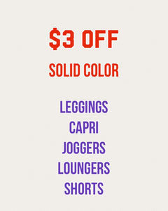 $3 OFF 💜 SOLIDS Solids & MORE Solids