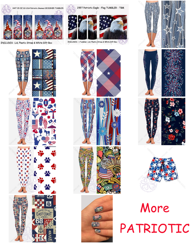 More of our Patriotic Collection 💜 Get Them NOW