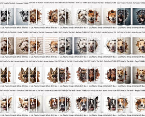$20 SALE Hole In The Wall Dog TUMBLER Designs 💜