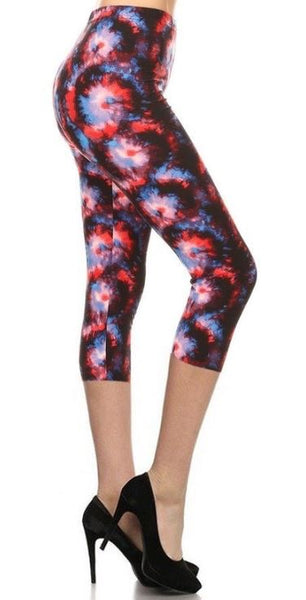 873 RWB Splash Tie Dye LEGGINGS or CAPRI