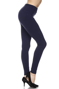 1003 SOLID Navy LEGGINGS or CAPRIS JV-I28/33/38