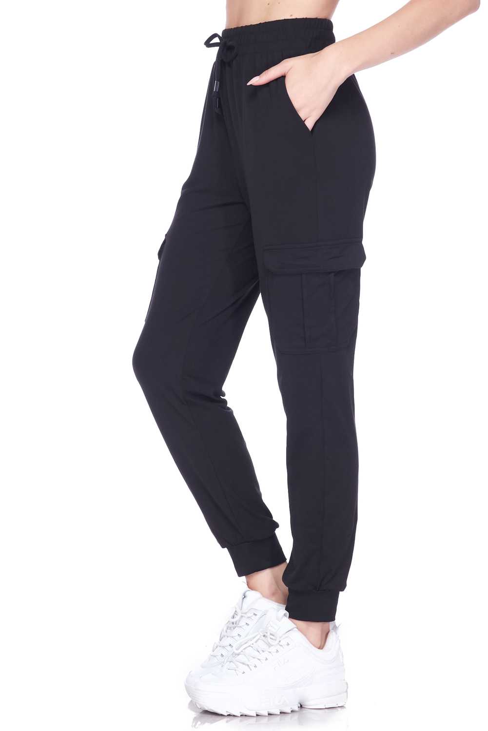 1003cj SOLID Navy CARGO JOGGERS JV-E26C