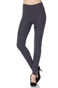 1009 SOLID Charcoal LEGGINGS or CAPRI JV-L26C