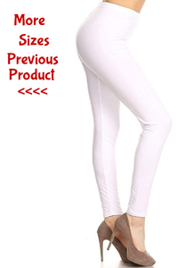 1017 SOLID White LEGGINGS or CAPRIS JV-H12/13/14