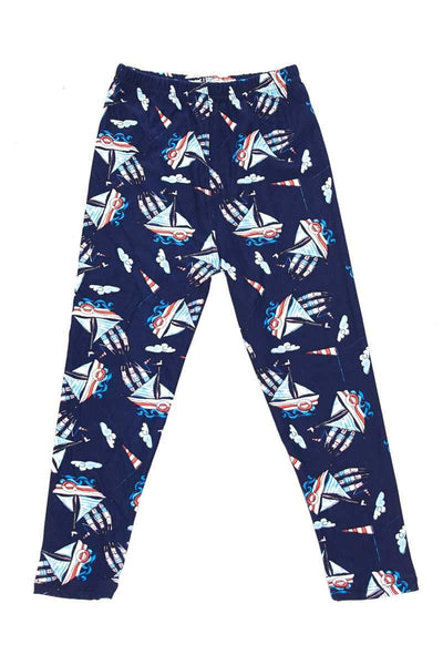 102 Sailboat Cats LEGGINGS or Kids JV-E31A