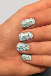 8394n Sunlit Meadow CUSTOM PRINT NAIL STRIPS JV-Z99
