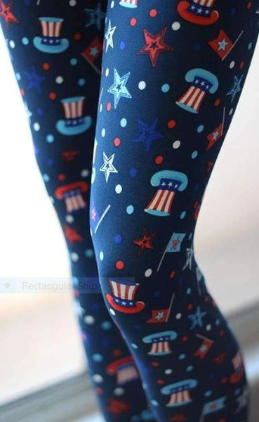 124 Patriotic Parade LEGGINGS or KIDS JV-I25