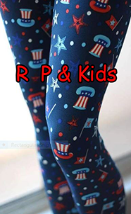 124 Patriotic Parade LEGGINGS or KIDS JV-I25