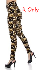 173 Kaleidoscope Gold LEGGINGS JV1-Q29B G
