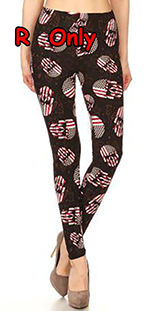 2003 Patriotic Skull #2 LEGGINGS JV-N16T