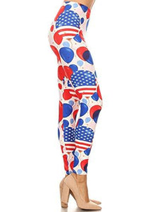 2005 Patriotic Balloon LEGGINGS or CAPRIS or KIDS JV-I35/40