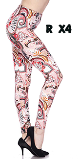 2049 Paisley Blush LEGGINGS JV1-Q53B G