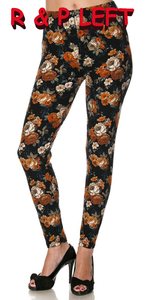 2067 Floral Spice LEGGINGS JV1-Q12BR G