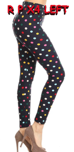 2082 Multi Polka Dot LEGGINGS JV1-Q18BL G