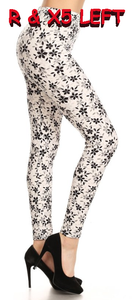 2090 Faded Floral LEGGINGS JV1-Q11BL G