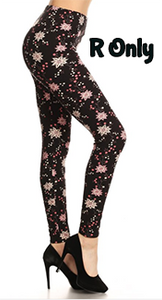 2091 Floral Posy LEGGINGS JV1-Q48BR G