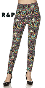 2096 Pastel Paisley LEGGINGS JV1-Q36B G