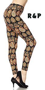 2114 Harvest Paisley LEGGINGS JV1-Q54 X