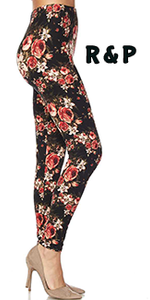 2116 Just Floral LEGGINGS JV1-Q26BL G