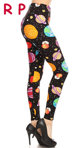 2128 Cosmic Planets LEGGINGS JV-D12C