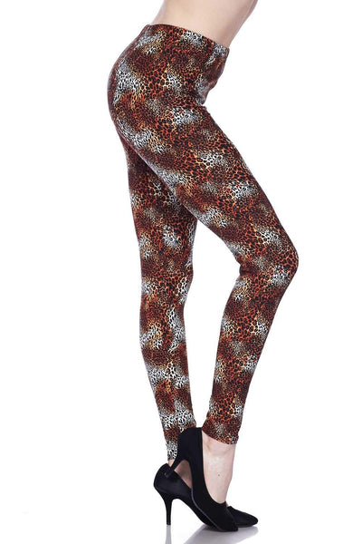 2132 Safari Print LEGGINGS JV-D11A