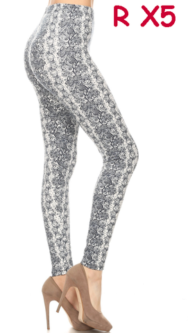 2148 Floral Nexus LEGGINGS JV-D15-D4B