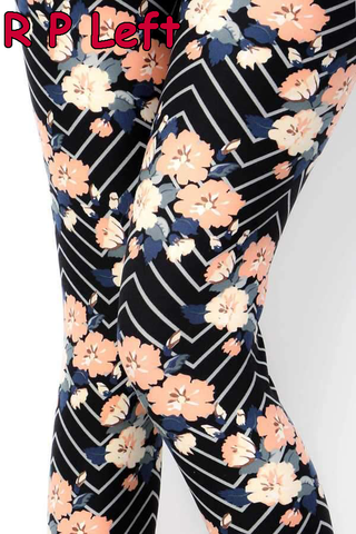2155 Floral Zag LEGGINGS JV-E3C