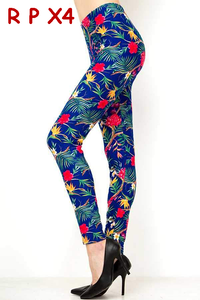 2157 Blue Hawaii LEGGINGS JV-E23C