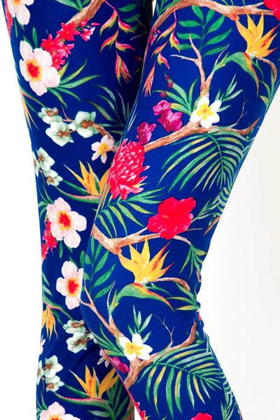 2157 Blue Hawaii LEGGINGS JV-E23C